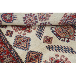 Hand Knotted Floral Beige Rug | Tribal Accent Rug for Entryway | New Condition | 100% Wool Hand Knotted Floral Beige Rug | Tribal Accent Rug for Entryway | New Condition | 100% Wool