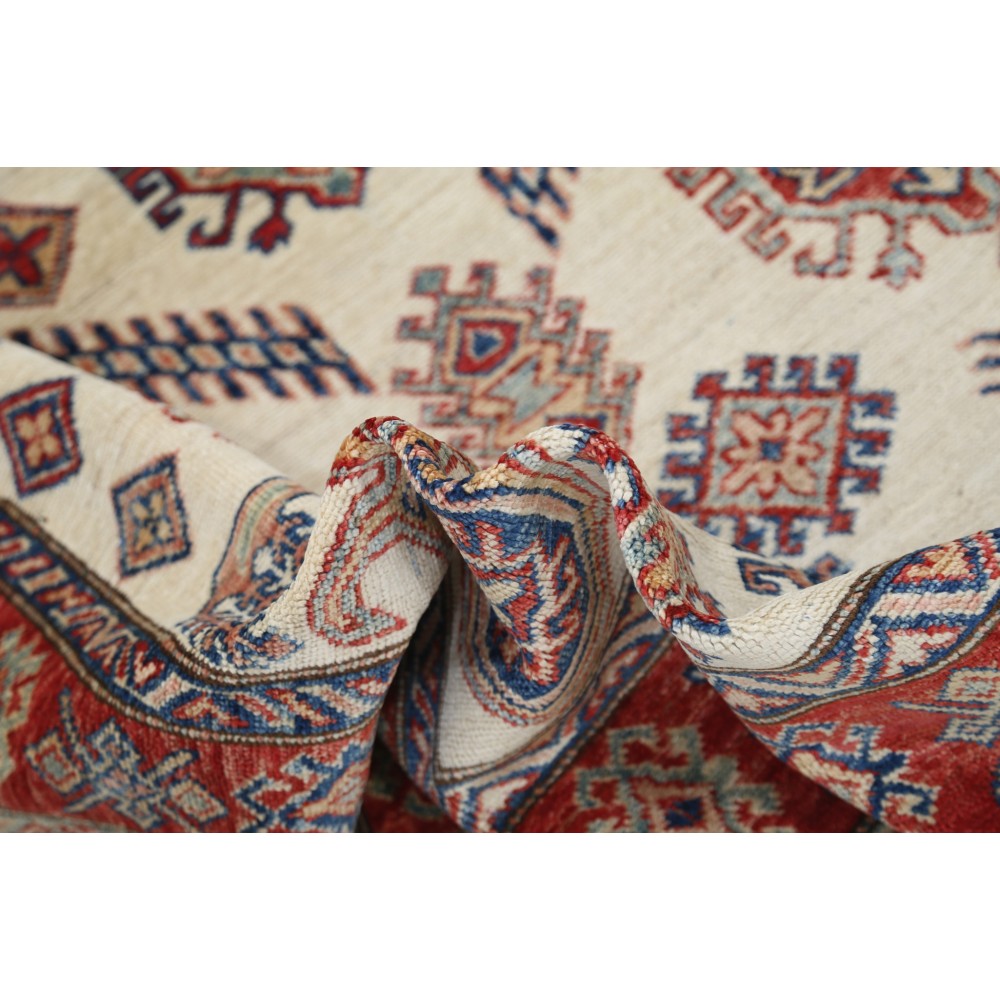 Hand Knotted Floral Beige Rug | Tribal Accent Rug for Entryway | New Condition | 100% Wool Hand Knotted Floral Beige Rug | Tribal Accent Rug for Entryway | New Condition | 100% Wool