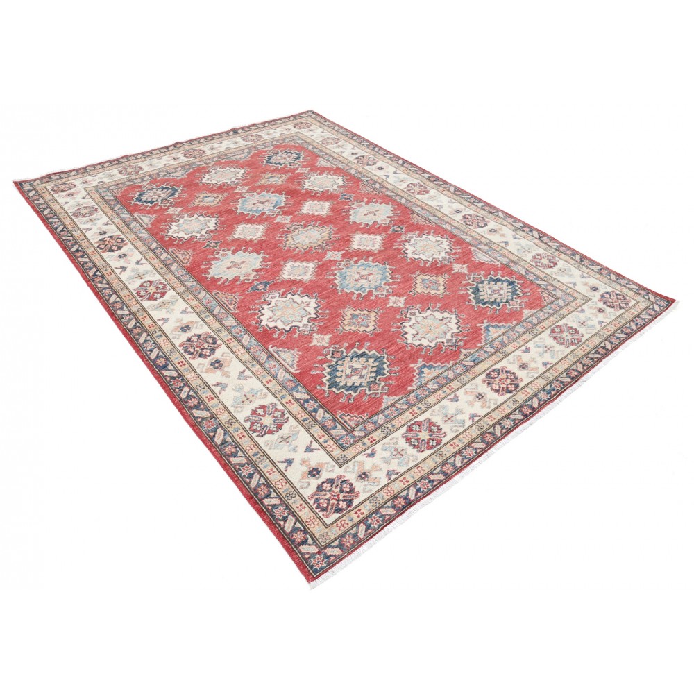 Hand Knotted Turkish Wool Area Rug | Red Bedroom and Dining Room Rug Hand Knotted Turkish Wool Area Rug | Red Bedroom and Dining Room Rug