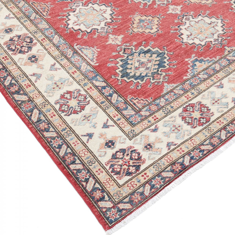 Hand Knotted Turkish Wool Area Rug | Red Bedroom and Dining Room Rug Hand Knotted Turkish Wool Area Rug | Red Bedroom and Dining Room Rug