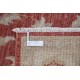 Decorative Hand Knotted Floral Turkish Area Rug with Red Field and Ivory Border | 100% Wool Decorative Hand Knotted Floral Turkish Area Rug with Red Field and Ivory Border | 100% Wool