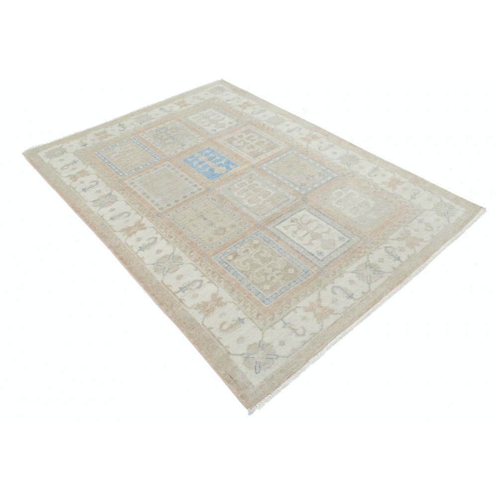 Hand Knotted Wool Geometric Area Rug for Living Room, Dining Room and Bedroom Hand Knotted Wool Geometric Area Rug for Living Room, Dining Room and Bedroom