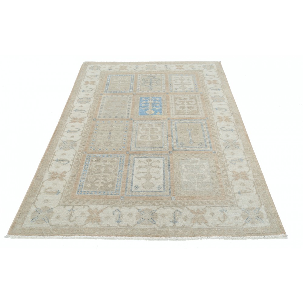 Hand Knotted Wool Geometric Area Rug for Living Room, Dining Room and Bedroom Hand Knotted Wool Geometric Area Rug for Living Room, Dining Room and Bedroom