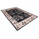 Hand Knotted Black, Blush Wool Area Rug | Turkish Floral Motif Accent Rug Hand Knotted Black, Blush Wool Area Rug | Turkish Floral Motif Accent Rug