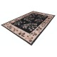 Hand Knotted Black, Blush Wool Area Rug | Turkish Floral Motif Accent Rug Hand Knotted Black, Blush Wool Area Rug | Turkish Floral Motif Accent Rug