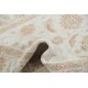 Hand Knotted Beige Wool Oushak Area Rug with All-Over Floral Design Hand Knotted Beige Wool Oushak Area Rug with All-Over Floral Design