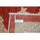 Hand Knotted Floral Turkish Area Rug with Red Field and Ivory Border | Wool Carpet for Home Decor Hand Knotted Floral Turkish Area Rug with Red Field and Ivory Border | Wool Carpet for Home Decor
