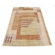 Hand Knotted Beige, Brown and Red Wool Area Rug | Abstract Geometric Design Rug Hand Knotted Beige, Brown and Red Wool Area Rug | Abstract Geometric Design Rug