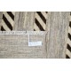 Hand Knotted Ivory and Brown Wool Area Rug | Striped Geometric Accent Rug Hand Knotted Ivory and Brown Wool Area Rug | Striped Geometric Accent Rug