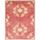 Hand Knotted Red and Gold Area Rug | Ornamental Medallion Rug | 100% Wool Hand Knotted Red and Gold Area Rug | Ornamental Medallion Rug | 100% Wool