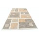 Hand Knotted Beige and Gray Wool Area Rug | Geometric Abstract Small Rug Hand Knotted Beige and Gray Wool Area Rug | Geometric Abstract Small Rug