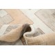 Hand Knotted Beige and Gray Wool Area Rug | Geometric Abstract Small Rug Hand Knotted Beige and Gray Wool Area Rug | Geometric Abstract Small Rug