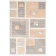Hand Knotted Beige and Gray Wool Area Rug | Geometric Abstract Small Rug Hand Knotted Beige and Gray Wool Area Rug | Geometric Abstract Small Rug