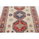 Hand Knotted Beige, Red and Blue Wool Area Rug | Tribal Medallion Accent Rug Hand Knotted Beige, Red and Blue Wool Area Rug | Tribal Medallion Accent Rug