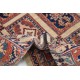 Hand Knotted Red, Light Blue and Ivory Wool Area Rug | Turkish Panel Geometric Design Carpet Hand Knotted Red, Light Blue and Ivory Wool Area Rug | Turkish Panel Geometric Design Carpet
