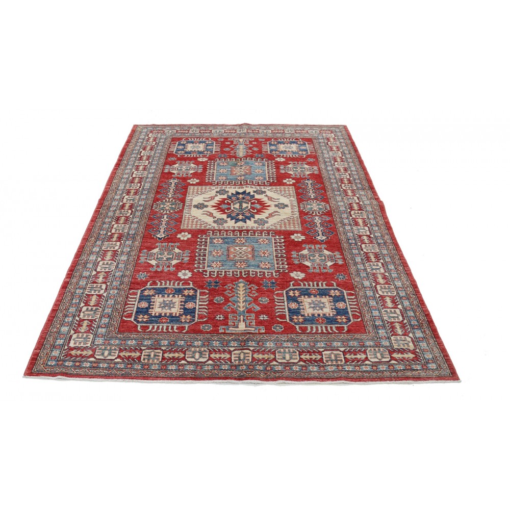 Hand Knotted Tribal Area Rug for Living Room Decor | Timeless Living Room Elegance | 100% Wool Hand Knotted Tribal Area Rug for Living Room Decor | Timeless Living Room Elegance | 100% Wool