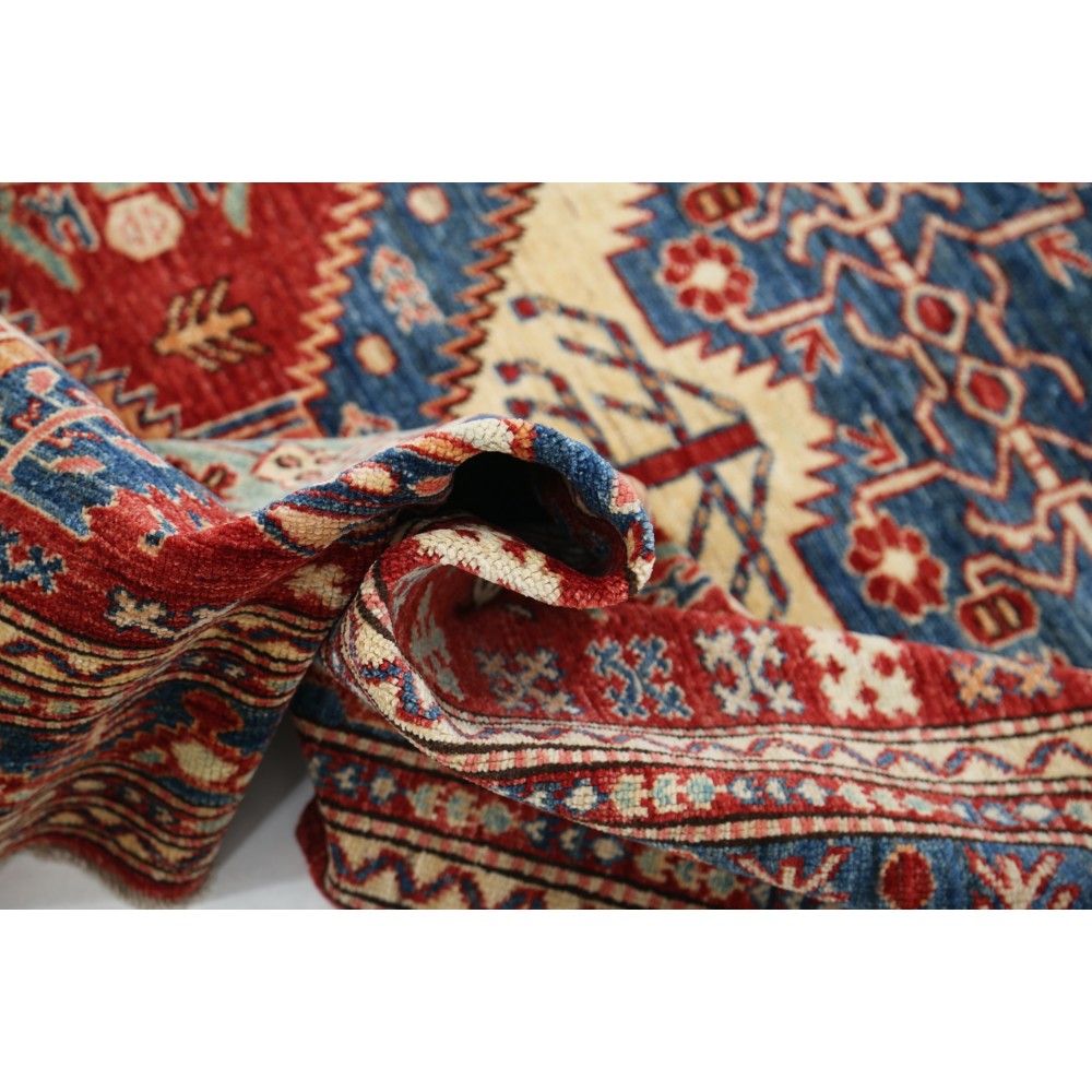 Hand Knotted Tribal Red Area Rug for Home Decor | High Quality Sustainable Home Decor | 100% Wool Hand Knotted Tribal Red Area Rug for Home Decor | High Quality Sustainable Home Decor | 100% Wool
