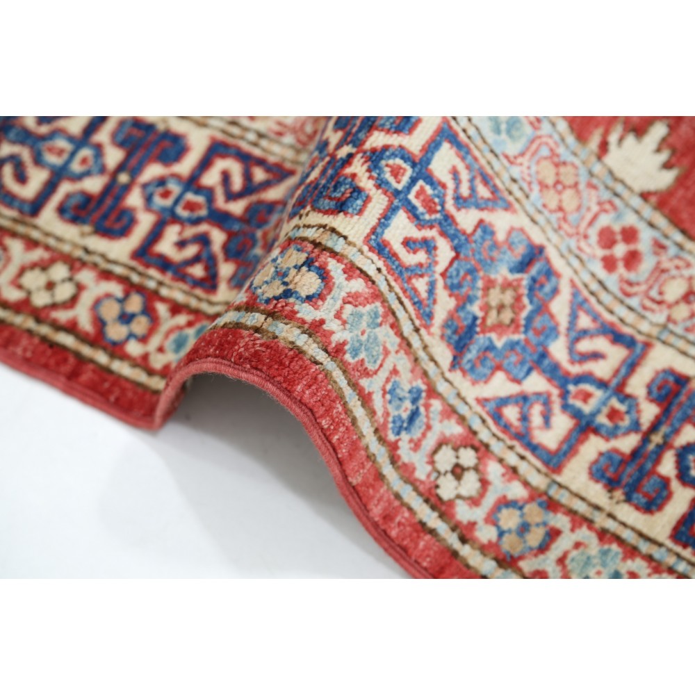 Handknotted Red Turkish Area Rug for Home Decor | 100% Wool Handknotted Red Turkish Area Rug for Home Decor | 100% Wool