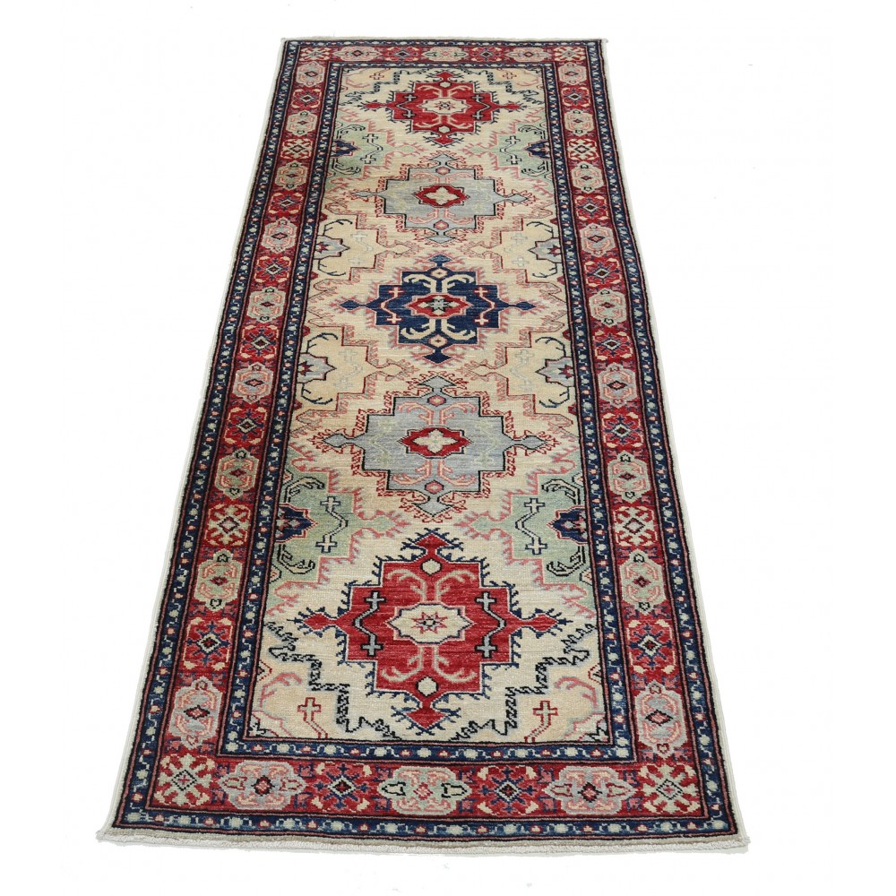 Handknotted Turkish Runner Rug for Corridor, Entryway and Stair | Wool Hallway Runner Rug | Tribal Kitchen Rug
