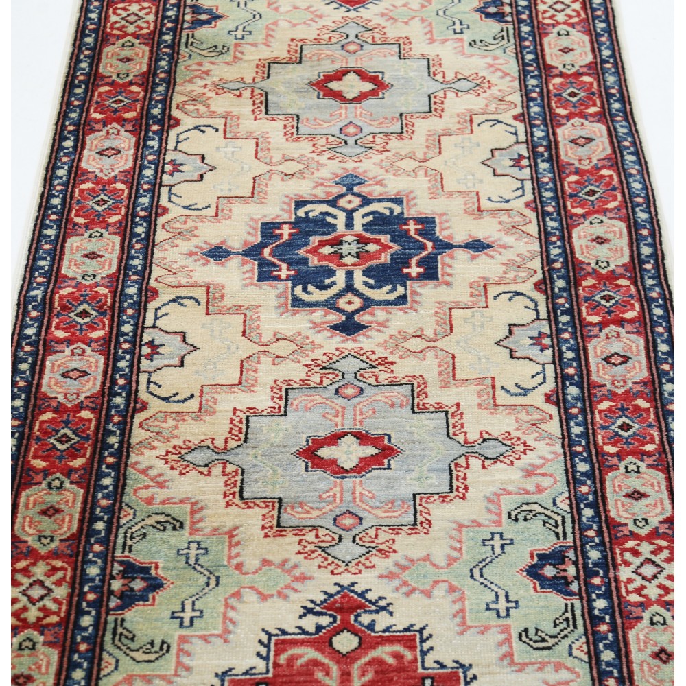 Handknotted Turkish Runner Rug for Corridor, Entryway and Stair | Wool Hallway Runner Rug | Tribal Kitchen Rug