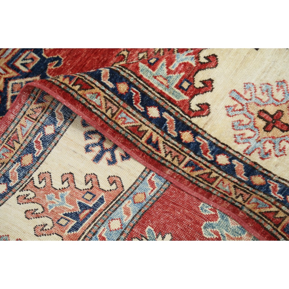 Handknotted Tribal Area Rug for Dining Room and Bedroom | Red Rug for Living Room | 100% Wool Handknotted Tribal Area Rug for Dining Room and Bedroom | Red Rug for Living Room | 100% Wool