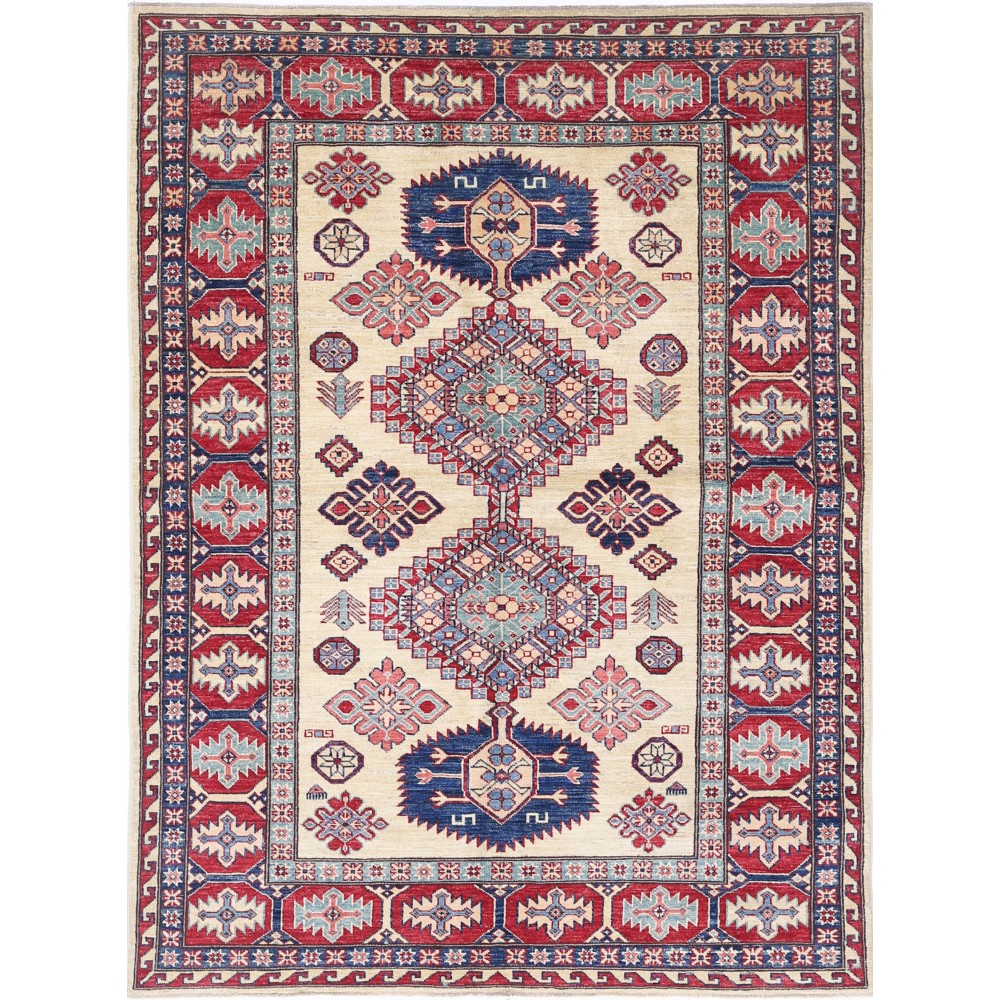 Decorative Turkish Wool Area Rug for Home Decor | Hand Knotted Geometric Rug for Living Room Decorative Turkish Wool Area Rug for Home Decor | Hand Knotted Geometric Rug for Living Room