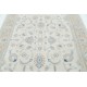 Hand Knotted Turkish Wool Rug with All-Over Floral Design | Beige Oushak Carpet Hand Knotted Turkish Wool Rug with All-Over Floral Design | Beige Oushak Carpet