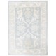 Hand Knotted Ivory, Light Blue Wool Area Rug | Traditional Turkish Floral Motif Accent Rug Hand Knotted Ivory, Light Blue Wool Area Rug | Traditional Turkish Floral Motif Accent Rug