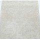 Hand Knotted Beige Turkish Wool Accent Rug with All-Over Floral Design Hand Knotted Beige Turkish Wool Accent Rug with All-Over Floral Design