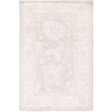 Traditional Hand Knotted Accent Rug | Beige Area Rug for Bedroom, Kitchen and Entryway Decor | 100% Wool