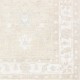 Hand Knotted Beige Turkish Wool Accent Rug with All-Over Floral Design Hand Knotted Beige Turkish Wool Accent Rug with All-Over Floral Design