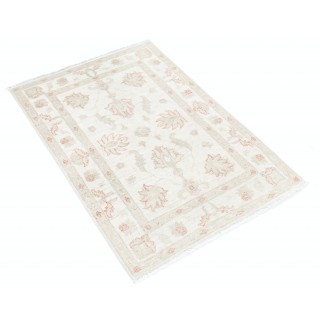 Hand Knotted Beige Turkish Wool Accent Rug with Floral Design Hand Knotted Beige Turkish Wool Accent Rug with Floral Design