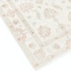 Hand Knotted Beige Turkish Wool Accent Rug with Floral Design Hand Knotted Beige Turkish Wool Accent Rug with Floral Design