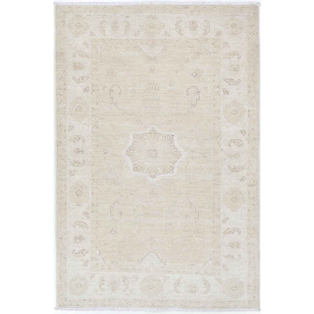 Traditional Hand Knotted Beige Turkish Accent Rug | New Condition | 100% Wool Traditional Hand Knotted Beige Turkish Accent Rug | New Condition | 100% Wool