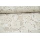 Hand Knotted Beige, Wool Area Rug | Turkish Floral Motif Accent Rug