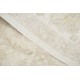 Hand Knotted Beige Wool Oushak Large Area Rug with All-Over Floral Design Hand Knotted Beige Wool Oushak Large Area Rug with All-Over Floral Design