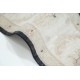 Hand Knotted Floral Area Rug with Black Field and Beige Border | Traditional Oushak Wool Carpet Hand Knotted Floral Area Rug with Black Field and Beige Border | Traditional Oushak Wool Carpet