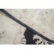Hand Knotted Floral Area Rug with Black Field and Beige Border | Traditional Oushak Wool Carpet Hand Knotted Floral Area Rug with Black Field and Beige Border | Traditional Oushak Wool Carpet