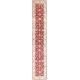 Hand Knotted Red, Beige Wool Long Runner Rug | Oushak Floral Corridor Rug for Hallway, Kitchen Hand Knotted Red, Beige Wool Long Runner Rug | Oushak Floral Corridor Rug for Hallway, Kitchen