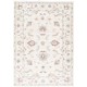 Hand Knotted Oushak Style Rug | Beige Turkish Accent Rug with All-Over Floral Design | 100% Wool Hand Knotted Oushak Style Rug | Beige Turkish Accent Rug with All-Over Floral Design | 100% Wool