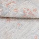 Hand Knotted Ivory, Peach, Light Blue Wool Area Rug | Subtle Botanical Accent Rug Hand Knotted Ivory, Peach, Light Blue Wool Area Rug | Subtle Botanical Accent Rug