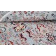 Multicolor Hand Knotted Accent Rug with Floral Design | Ivory, Light Blue and Red Colors Multicolor Hand Knotted Accent Rug with Floral Design | Ivory, Light Blue and Red Colors
