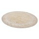 Hand Knotted Beige, Gold, Blush Wool Round Rug | Traditional Floral Circle Carpet Hand Knotted Beige, Gold, Blush Wool Round Rug | Traditional Floral Circle Carpet