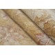 Hand Knotted Beige, Gold, Blush Wool Round Rug | Traditional Floral Circle Carpet Hand Knotted Beige, Gold, Blush Wool Round Rug | Traditional Floral Circle Carpet