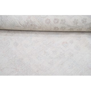 Hand Knotted Large Area Rug for Living Room, Dining Room and Bedroom | Beige Wool Carpet