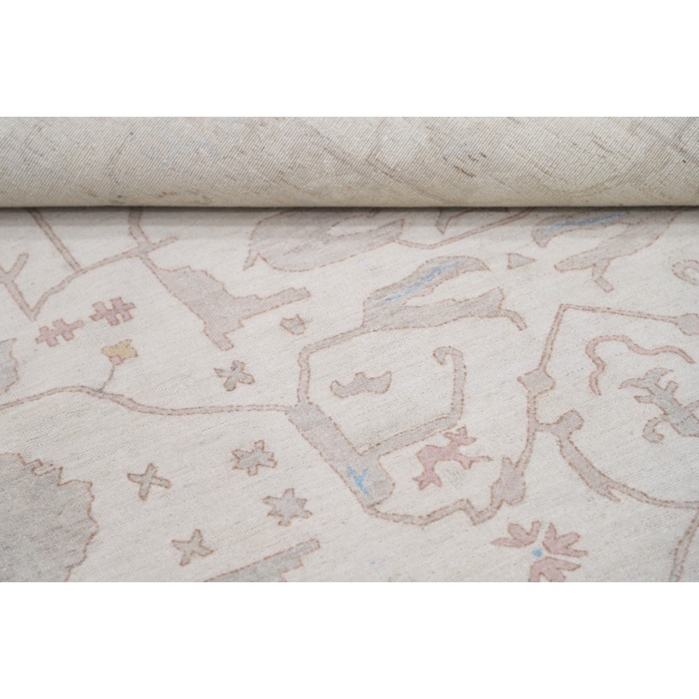 Handknotted Large Area Rug for Dining Room and Bedroom | Beige Carpet for Living Room | 100% Wool Handknotted Large Area Rug for Dining Room and Bedroom | Beige Carpet for Living Room | 100% Wool