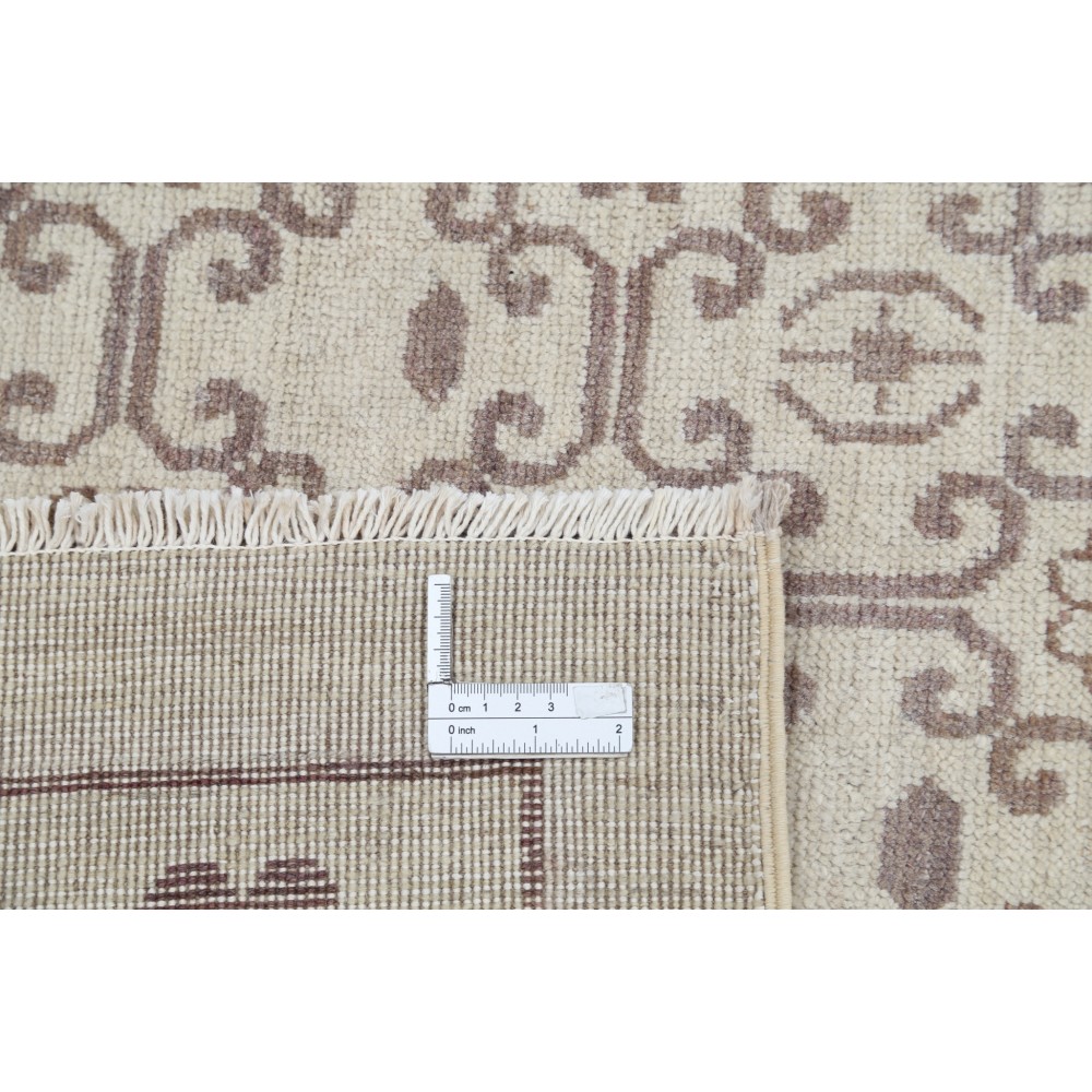 Hand Knotted Beige Wool Large Area Rug for Living Room | Damask Design Carpet for Bedroom and Dining Room Hand Knotted Beige Wool Large Area Rug for Living Room | Damask Design Carpet for Bedroom and Dining Room
