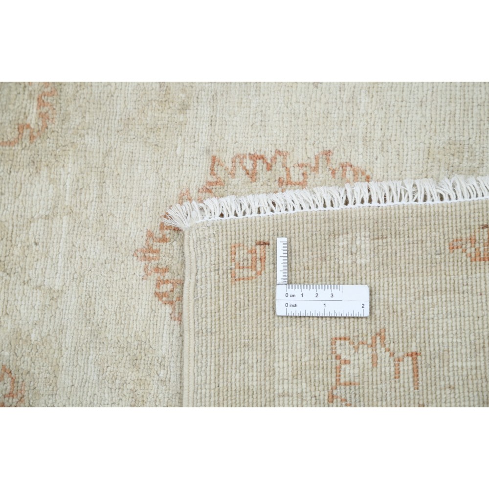 Beige Turkish Small Rug | Hand Knotted Accent Rug with Floral Motifs | 100% Wool Beige Turkish Small Rug | Hand Knotted Accent Rug with Floral Motifs | 100% Wool
