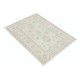 Hand Knotted Oushak Rug | Beige Accent Rug with All-Over Floral Design | 100% Wool Hand Knotted Oushak Rug | Beige Accent Rug with All-Over Floral Design | 100% Wool