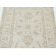 Hand Knotted Oushak Rug | Beige Accent Rug with All-Over Floral Design | 100% Wool Hand Knotted Oushak Rug | Beige Accent Rug with All-Over Floral Design | 100% Wool